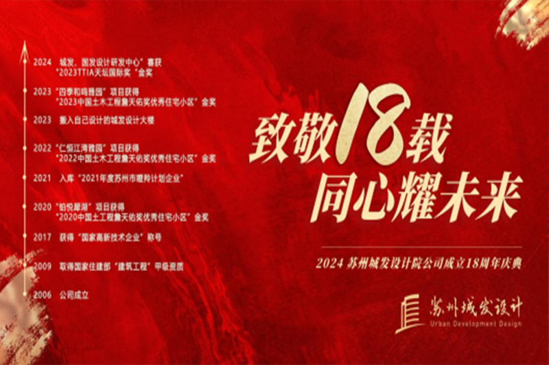 記憶丨蘇州城發(fā)設計喜迎十八周年慶！